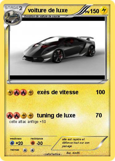 Pokemon voiture de luxe
