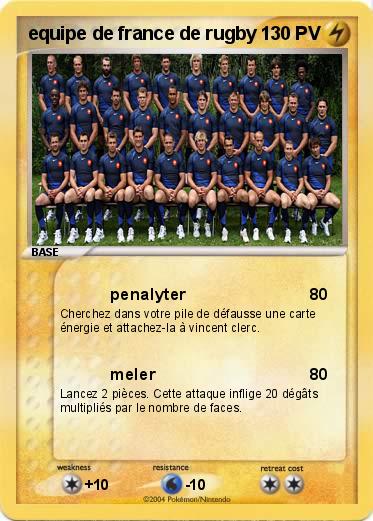 Pokemon equipe de france de rugby