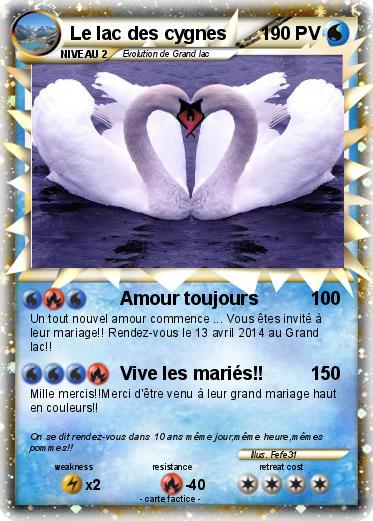 Pokemon Le lac des cygnes
