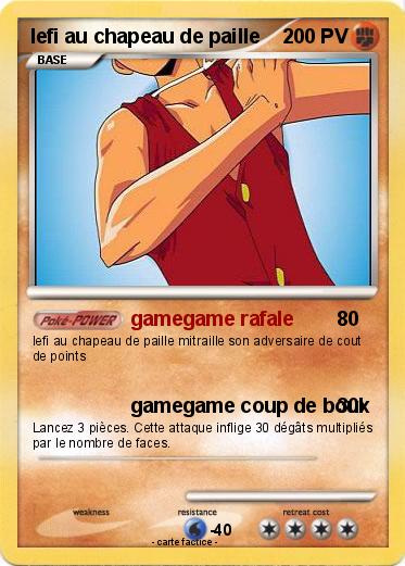 Pokemon lefi au chapeau de paille
