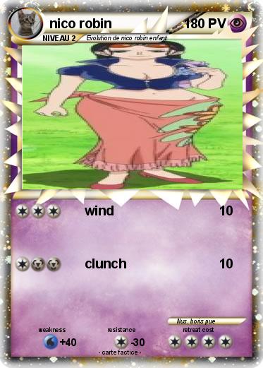 Pokemon nico robin