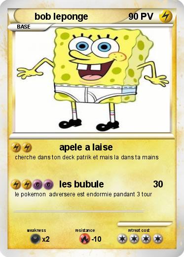 Pokemon bob leponge