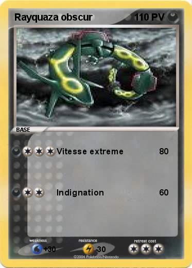 Pokemon Rayquaza obscur