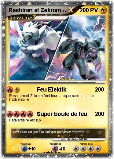 Pokemon Reshiran et Zekrom
