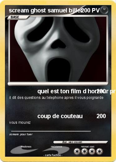 Pokemon scream ghost samuel biller