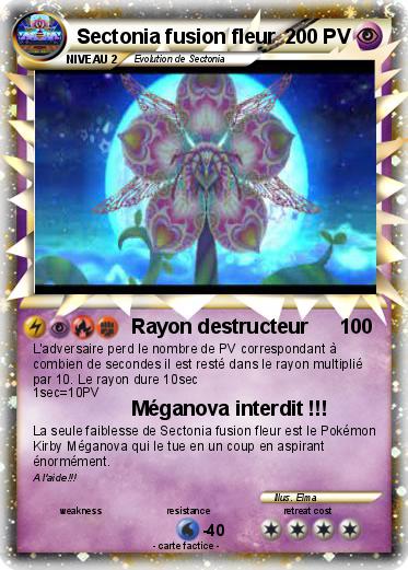 Pokemon Sectonia fusion fleur