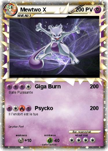 Pokemon Mewtwo X