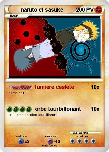 Pokemon naruto et sasuke