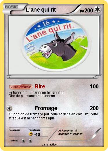 Pokemon L'ane qui rit