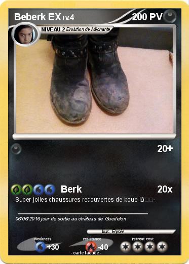 Pokemon Beberk EX