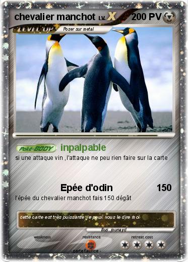 Pokemon chevalier manchot