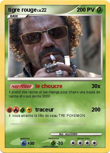 Pokemon tigre rouge