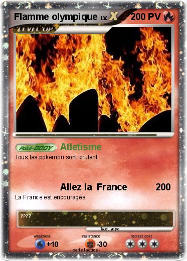 Pokemon Flamme olympique
