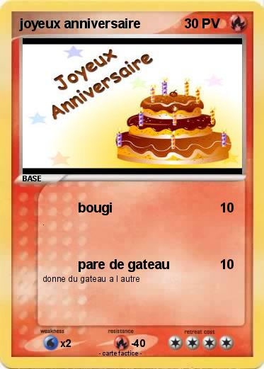 Pokemon joyeux anniversaire