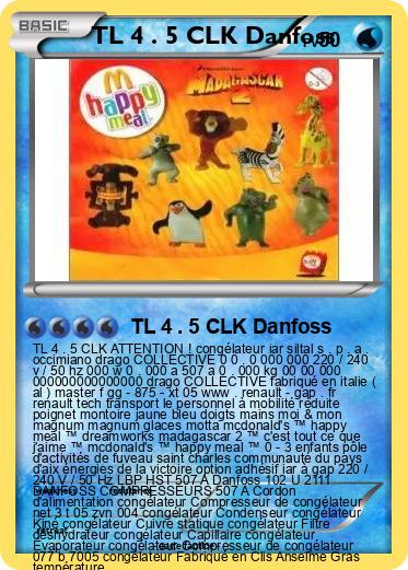 Pokemon TL 4 . 5 CLK Danfoss