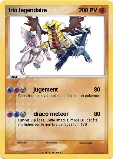 Pokemon trio legendaire