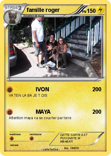 Pokemon famille roger