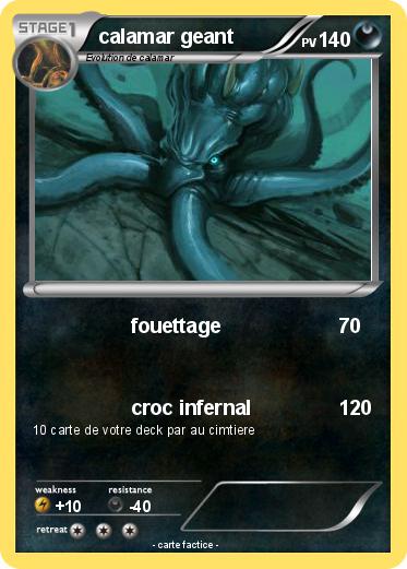 Pokemon calamar geant