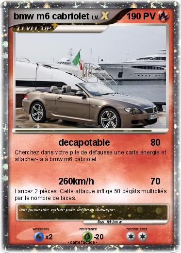 Pokemon bmw m6 cabriolet