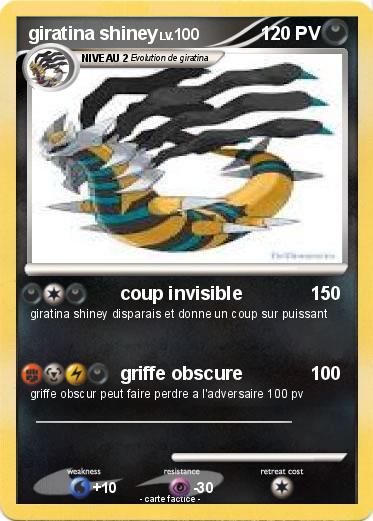Pokemon giratina shiney