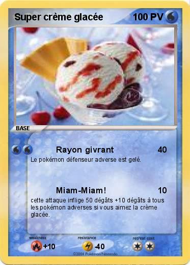 Pokemon Super crème glacée