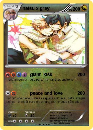 Pokemon natsu x grey