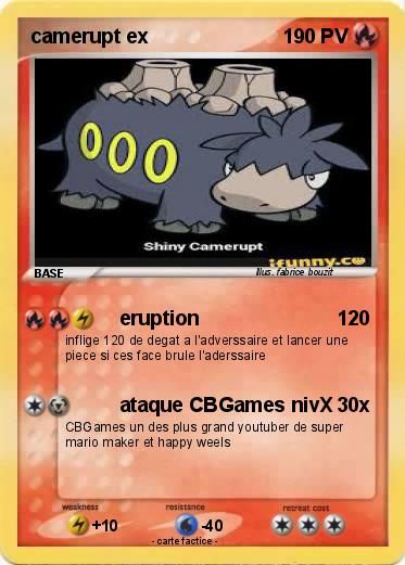 Pokemon camerupt ex