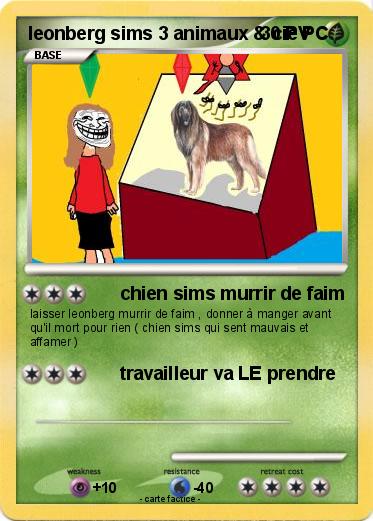 Pokemon leonberg sims 3 animaux & cie PC