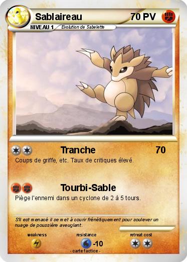 Pokemon Sablaireau