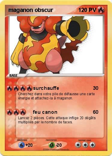 Pokemon maganon obscur