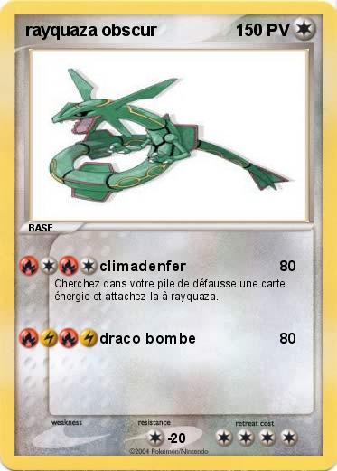 Pokemon rayquaza obscur