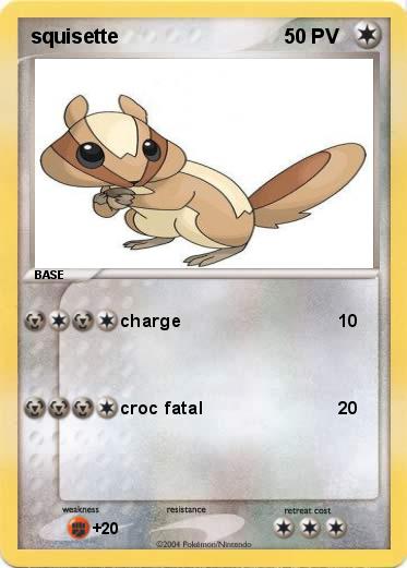 Pokemon squisette