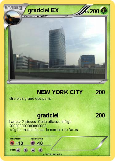 Pokemon gradciel EX