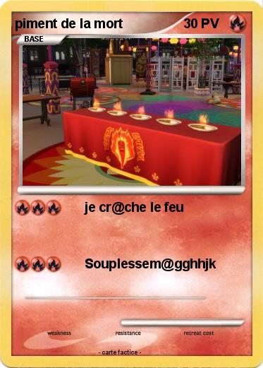 Pokemon piment de la mort