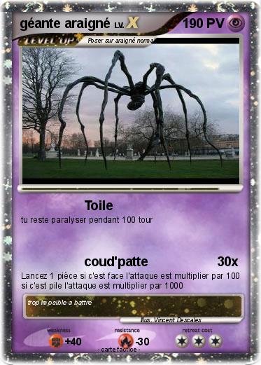 Pokemon géante araigné