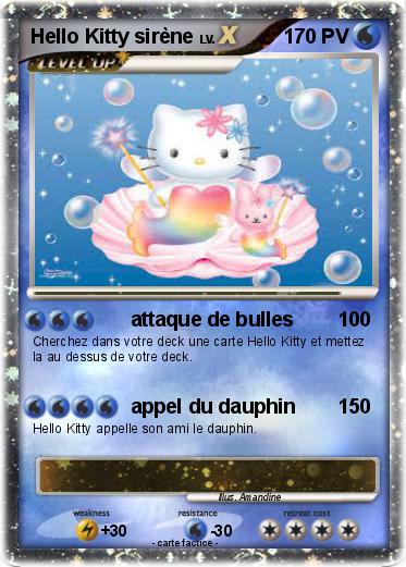 Pokemon Hello Kitty sirène