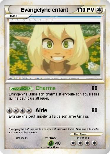 Pokemon Evangelyne enfant