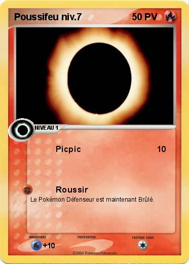 Pokemon Poussifeu niv.7