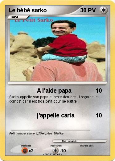 Pokemon Le bébé sarko