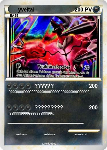 Pokemon yveltal