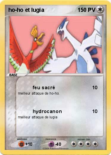 Pokemon ho-ho et lugia