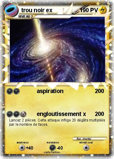 Pokemon trou noir ex