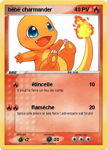 Pokemon bébé charmander