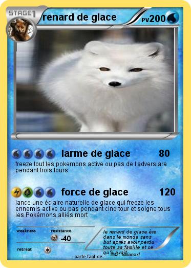 Pokemon renard de glace