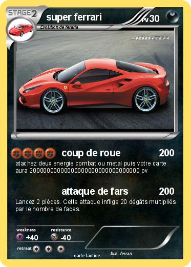 Pokemon super ferrari