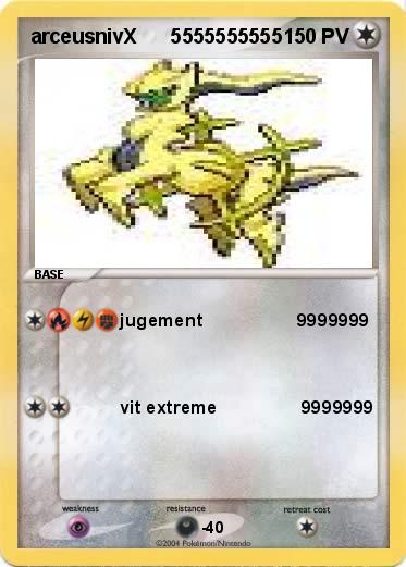 Pokemon arceusnivX      5555555555 