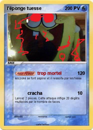 Pokemon l'éponge tuesse