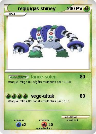 Pokemon regigigas shiney