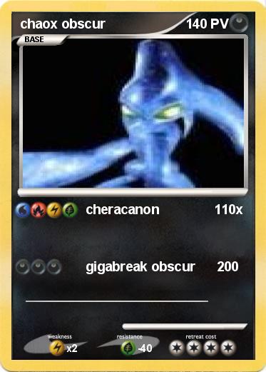 Pokemon chaox obscur