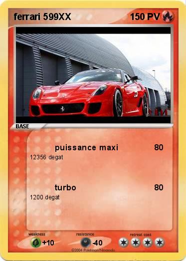 Pokemon ferrari 599XX